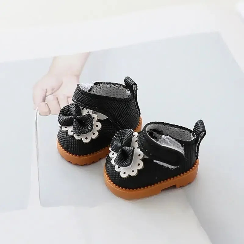 EZ (Only shoes)For LABUBU 17cm Cotton Dolls Shoes Toys Casual Sports Shoes Dolls Accessories for labubu outfits