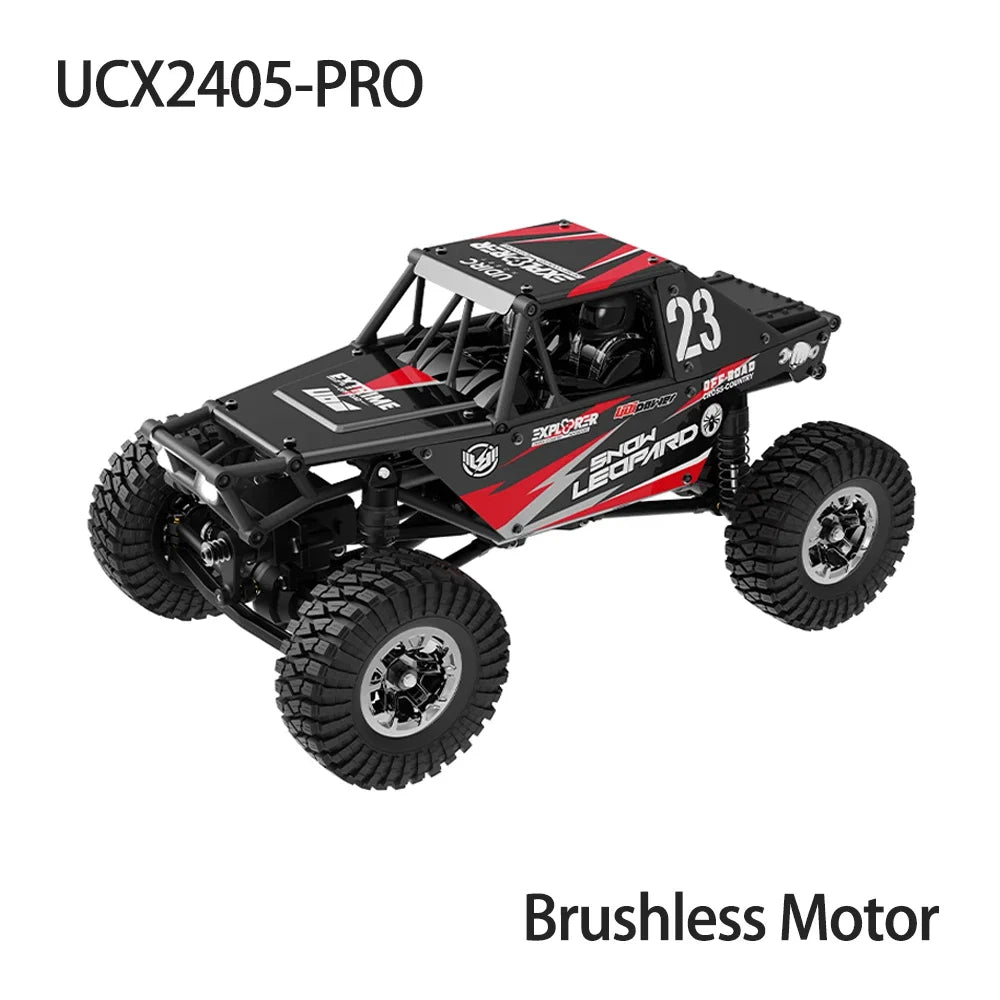 EZ 1/24 RC Crawler UDIRC UCX2405 Brushless/Brushed Motor 4WD Off-road Mini Rock Crawler Climbing Vehicle RTR RC Car Toys