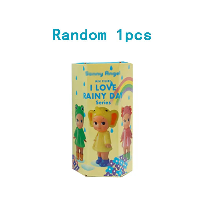 EZ Sunny Angel I Love Rainy Day Series Blind Box Kawaii Vinyl  Mystery Toys Mini Figure Desktop Decor Girls Kids Birthday Gift