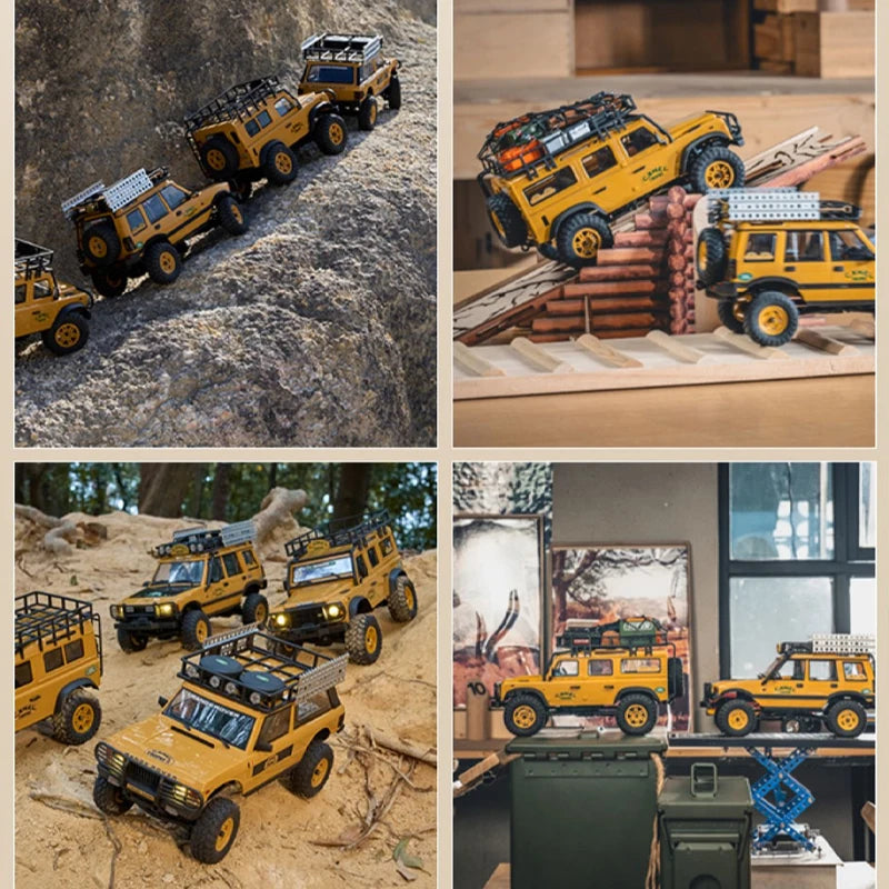 EZ FMS new FCX24M 1/24 RC Land Rover series four-wheel drive electric remote control climbing off-road vehicle adult boy toy