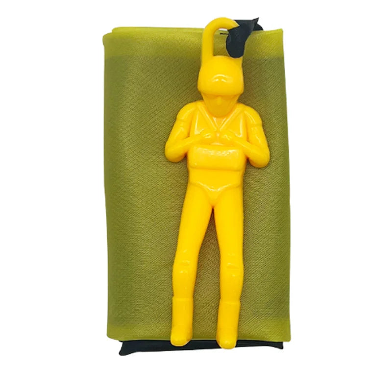 EZ 1/6 Sets Hand Throwing Parachute Kids Outdoor Funny Toys Game Play Toys for Children Fly Parachute Sport with Mini Soldier Game