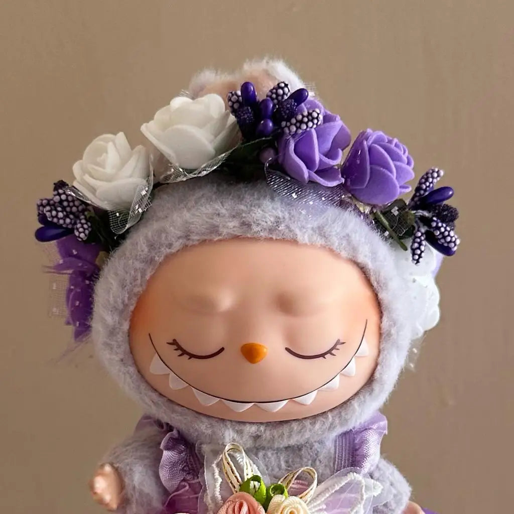 EZ Mini Doll'S Clothes Outfit Accessories For 15-17cm Ropa Labubu and 10cm cotton doll Princess style strap skirt Clothing