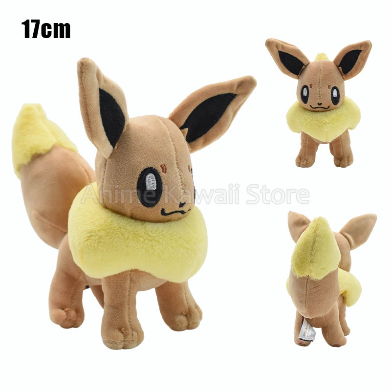EZ Kawaii Mimikyu Eevee Stuffed Plush Toy Pokemon Evolution Umbreon Flareon Jolteon Glaceon Vaporeon Sylveon Espeon Peluche Dolls