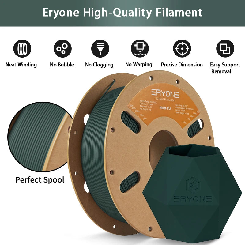EZ ERYONE PLA Matte Premium Filament 3D Print