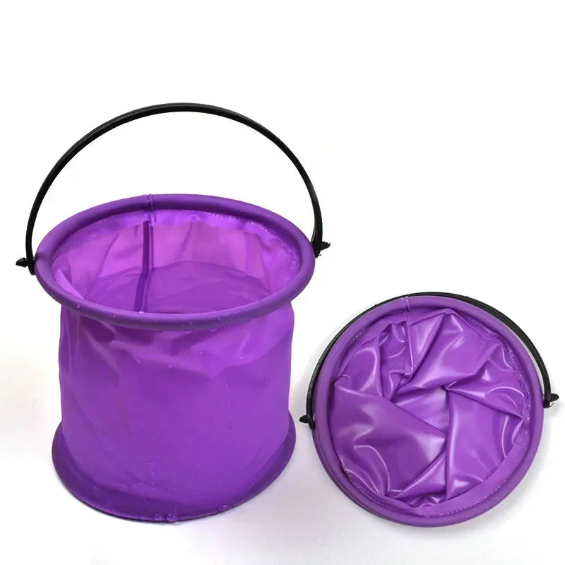 EZ Beach Sand Toy Play Bucket Toy Folding Collapsible Bucket Gardening Tool Outdoor Sand Pool Play Tool Toy Kids Summer Favor