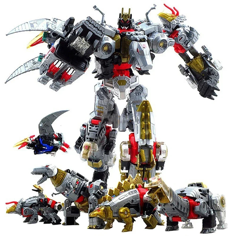 EZ BMB BPF G1 Transformation Action Figure Dinoking Volcanicus Grimlock Slag Sludge Snarl Swoop Slash Dinobot 5IN1 Robot Toy