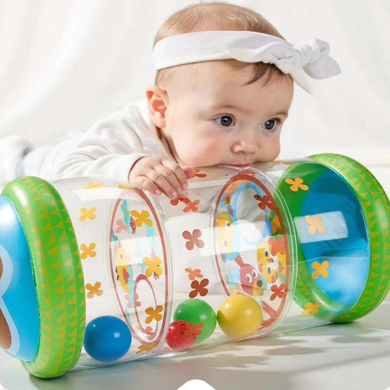 EZ Baby Crawling Roller Toy Infant Activity Tummy Time Roller Montessori Educational Development Sensory Toys for Kids 0 12 Months
