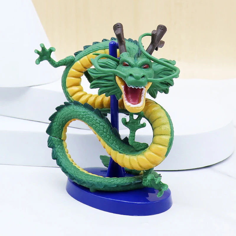 EZ Dragon Ball Z Shenron Figure Toys DBZ Cartoon Son Goku Cyan Dragon Handmade PVC Figurine Anime Decoration Birthday Model Dolls