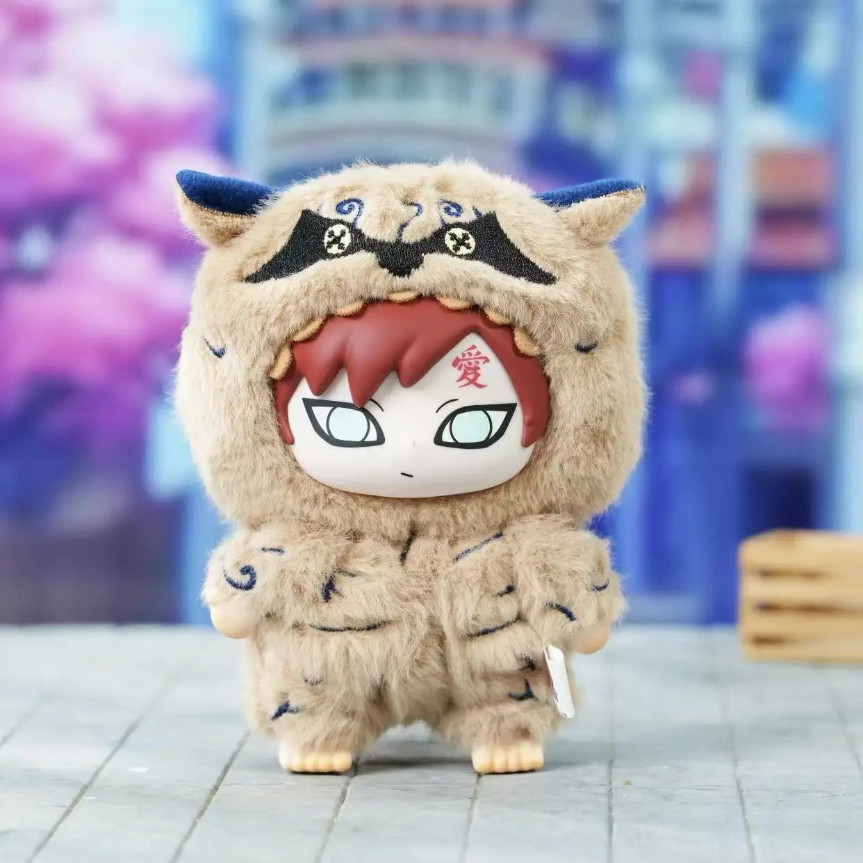 EZ Shippuden Beast Party Series Cute Plush Doll Toy Cartoon Backpack Pendant Anime Peripheral Gift Box Naruto Blind Box Gift