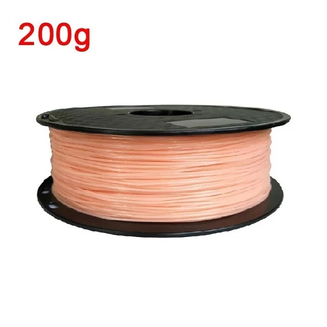 EZ Flexible Filament TPU 1.75mm 200g Translucent Filament Soft 95A TPU FDM 3D Printer Material Glow In The Dark Filament Rainbow
