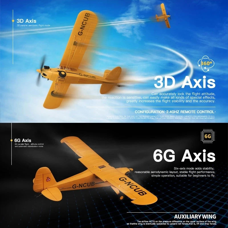 EZ A160 WLtoys XKS 2.4G RC Plane 650mm Wingspan Brushless Motor Remote Control Airplane 3D/6G System Foam Toys for Children Gift