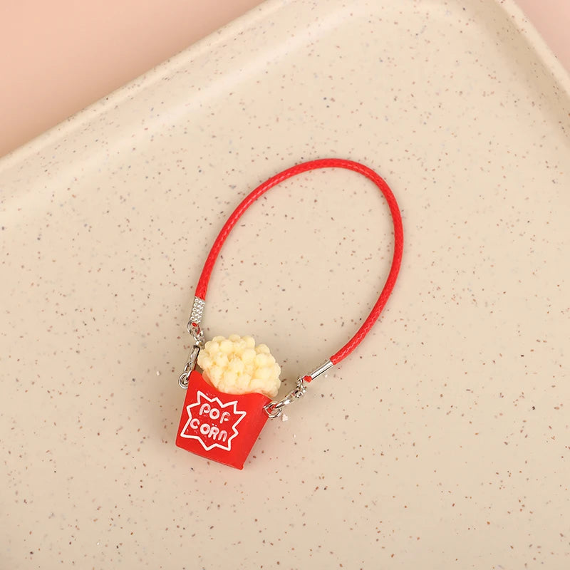 EZ Mini Dollhouse Popcorn Bag Crossbody Bags Dolls Hanging Decoration Cute Plush Labubu Doll Decor Accessories Kid Toys