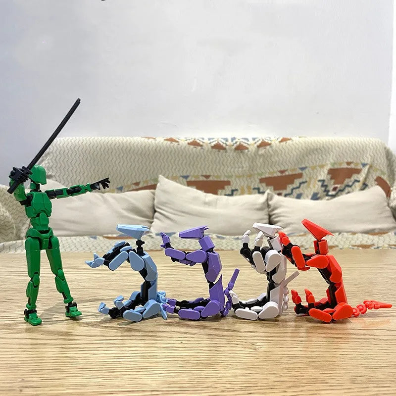 Lucky Puppets 13 Doll,Multiple Styling Combinations Robot Model