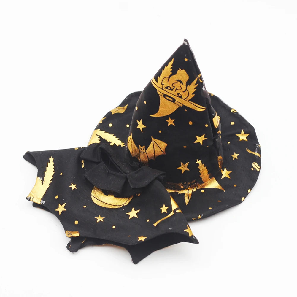 EZ For labubu Halloween pumpkin doll costume cute black cat vinyl doll dress up clothes no doll