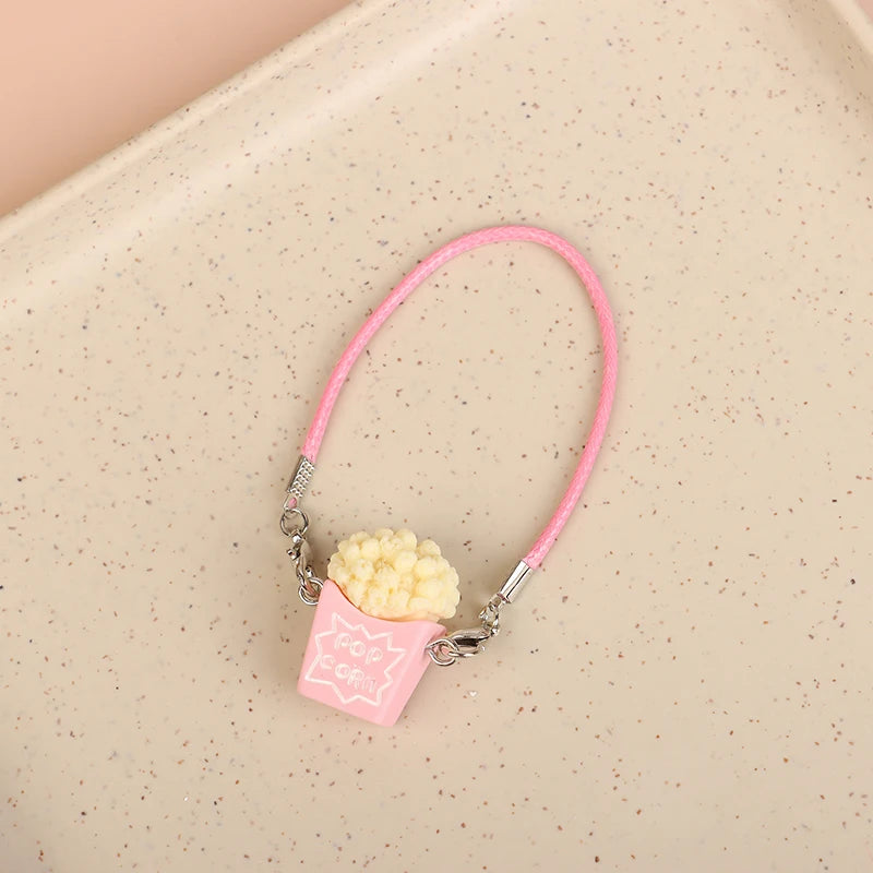 EZ Mini Dollhouse Popcorn Bag Crossbody Bags Dolls Hanging Decoration Cute Plush Labubu Doll Decor Accessories Kid Toys