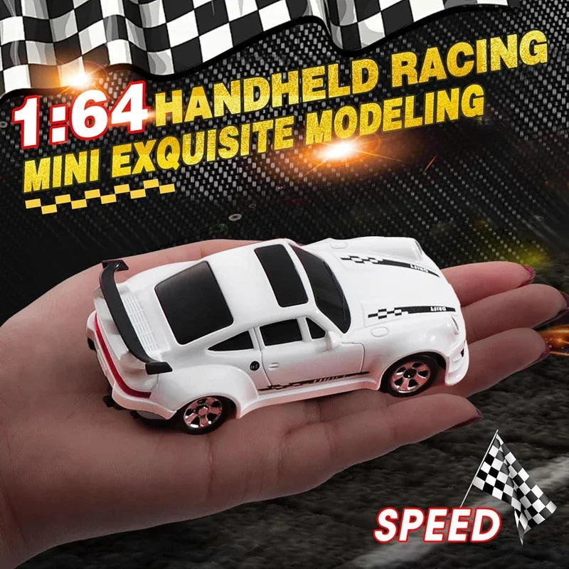 EZ 4WD Drift Racing Car 1/64 or 1/43 Mini Remote Controlled High Speed Car Radio Electric Competition Toy Gift For Kids Boys Adults