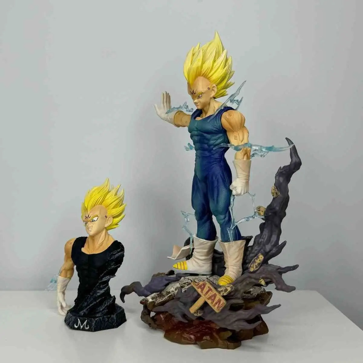 EZ Dragon Ball Z Figure Majin Vegeta Anime Figurine 22cm PVC Action Figures Decoration Collection Model Toys Kids Christmas Gifts