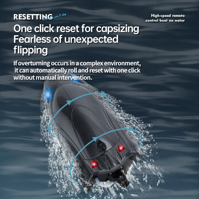 EZ Fy011 New 2.4g Adult Children Electric Speedboat Racing Water Toy Boat High-speed Turbojet Remote Control Boat Christmas Gift