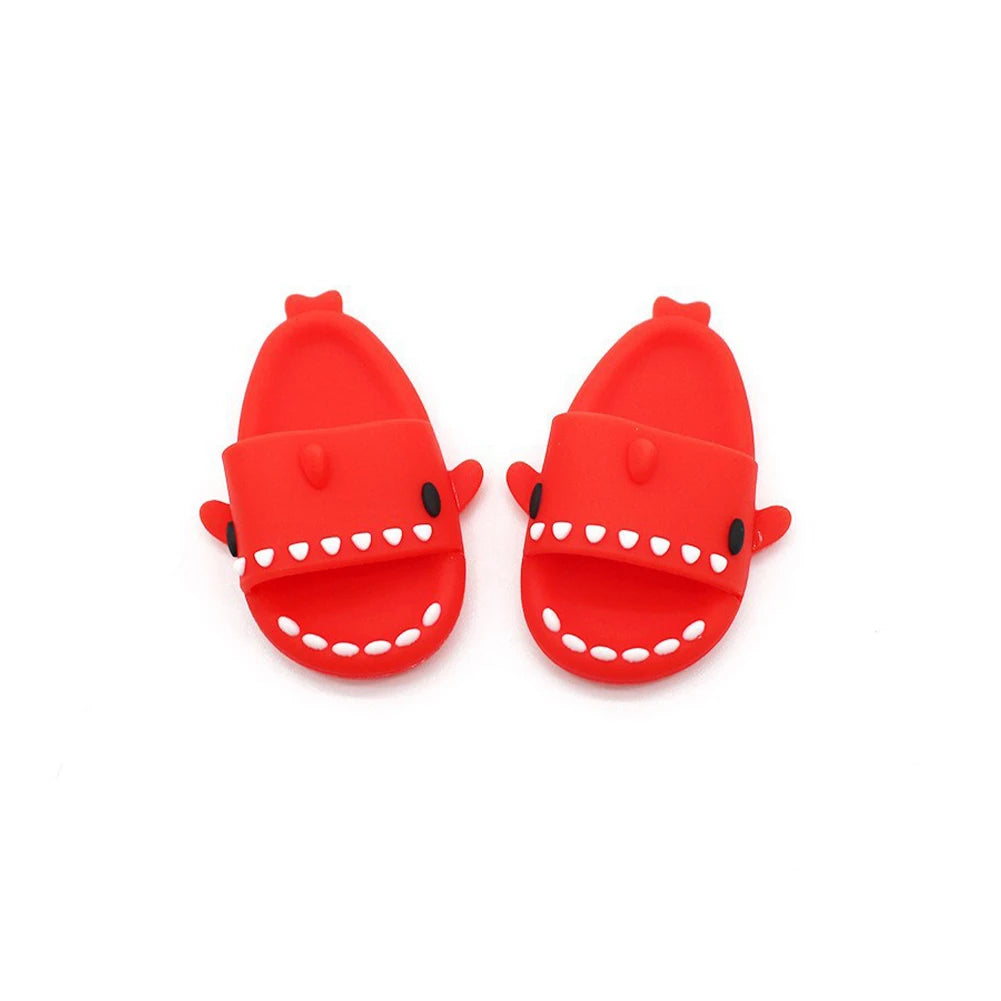 EZ (Shoes Only)17cm/10.5cm Labubu Accessories 3.0/4.0 Shoes Dolls Can Wear Shark Slippers Fun and Stylish Casual Shoes for Playtime