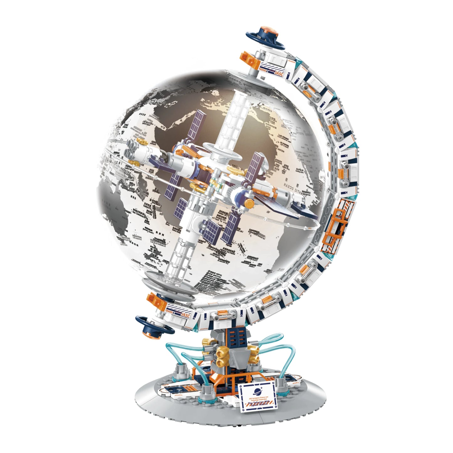 EZ CK003 Space Tide Play series Dawn Dawn Globe collectible grade building blocks assembled adult student educational toys