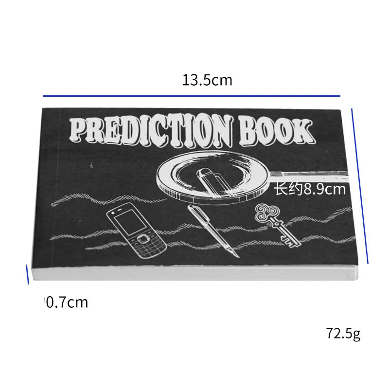 EZ Prediction Book -Magic Trick Magic Props Gimmick Stage/Close Up Fire Comedy Accessories Children Beginners Primary Tricks