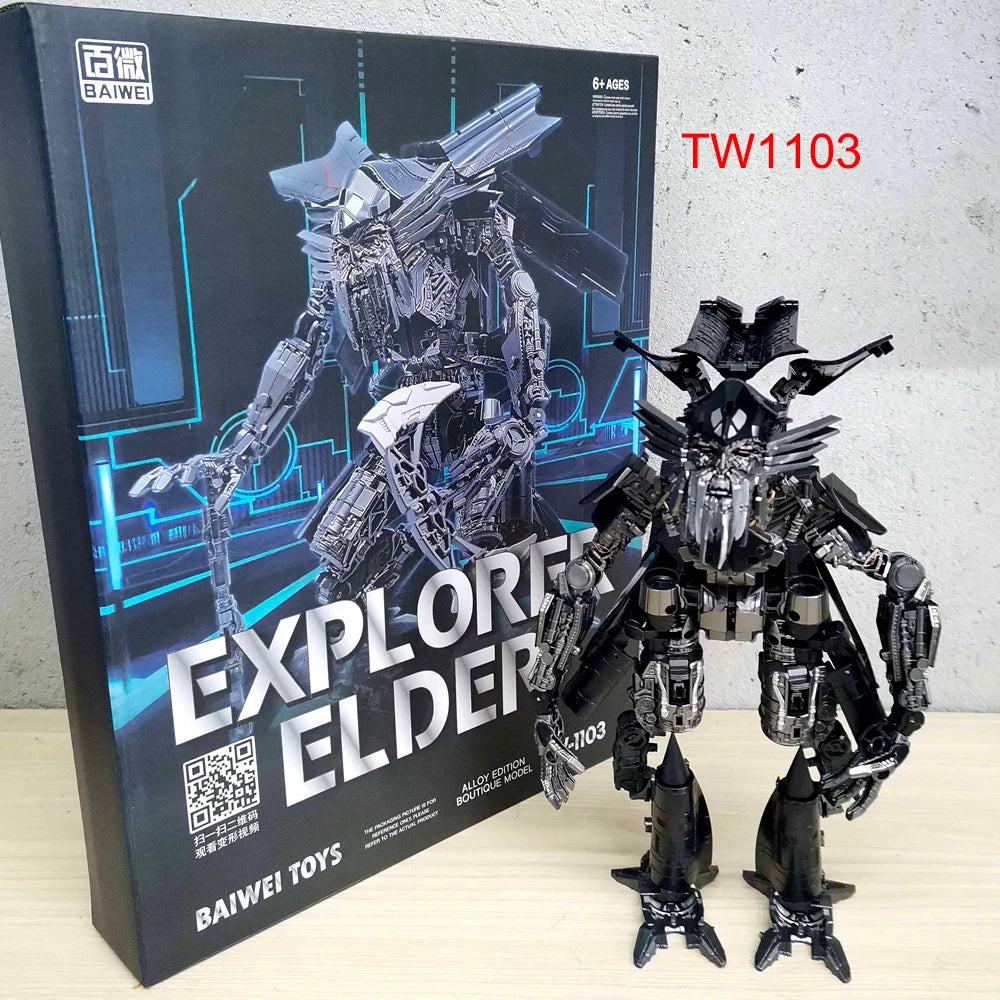 EZ Baiwei Skyfire TW1124 Transformation Toys Jetfire TW1103 Combine Robot Optimus Commander TW1022 Figure Interstellar Elder Model