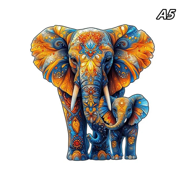 EZ Jigsaw Puzzle Mysterious Animal Puzzles Dog Puzzles Gift for Adult Kids Educational Fabulous Gift Interactive Games Wooden Toys