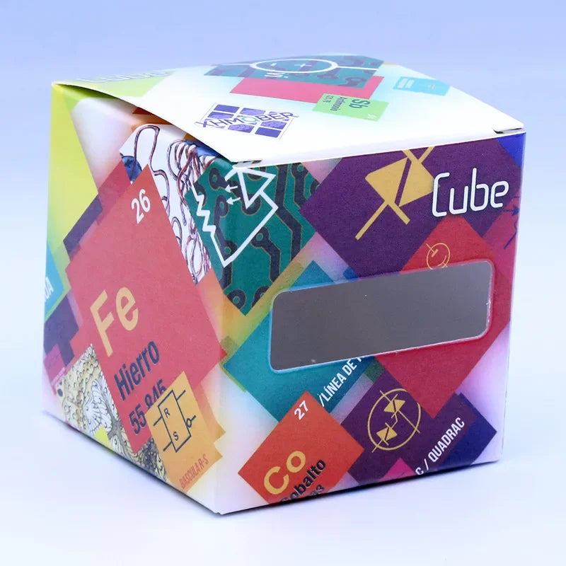 EZ 3x3x3 Magic Cube Multi-country Flag Elements Magic Cube Children's Gifts Educational Toys