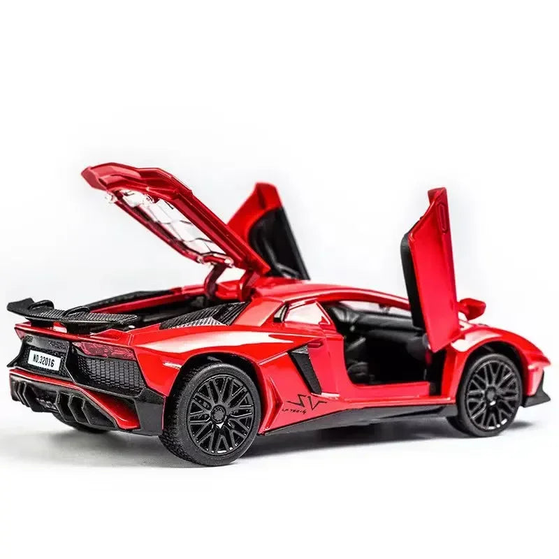 EZ 1:32 Lamborghinis SV LP750-4 Alloy Sports Car Model Diecast & Toy Metal Vehicle Simulation Car Model Collection Children's Gifts