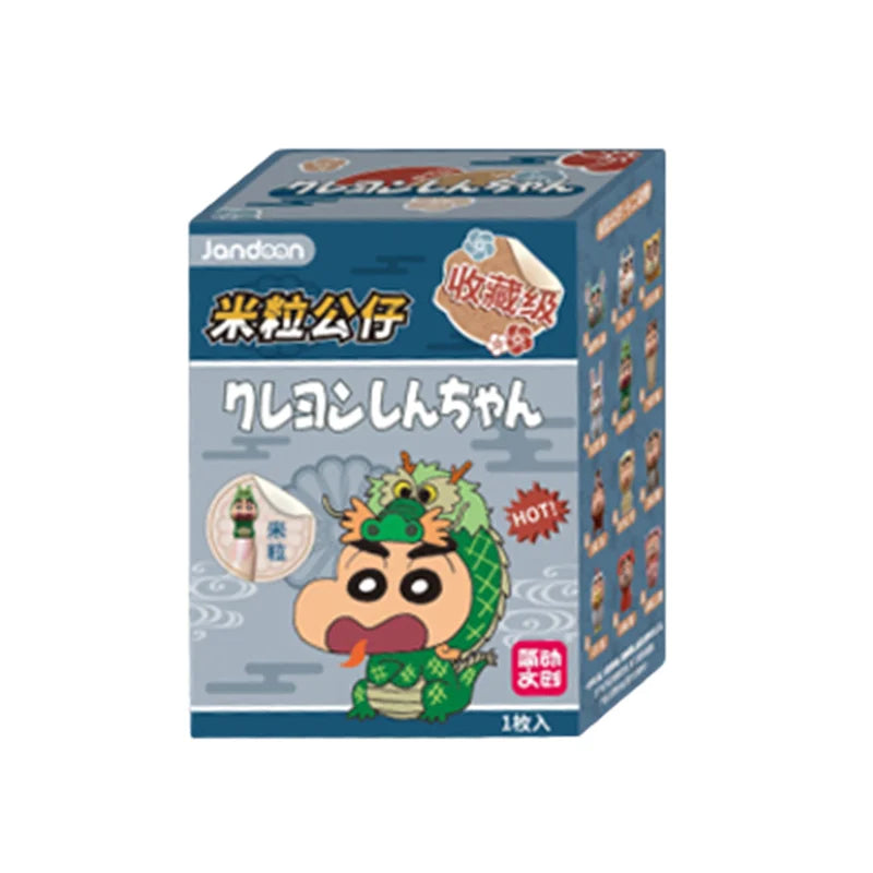 EZ Crayon Shin-Chan Anime Figures Creative Peripheral Dinosaur Diary Baby Rice Grains Doll Model Blind Boxs Toys Children's Gifts