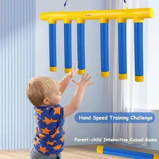 EZ Challenge Falling Sticks Game Kids Stick Catching Toy Training Reaction Ability Educational Parent-Child Interactive Toy Sports