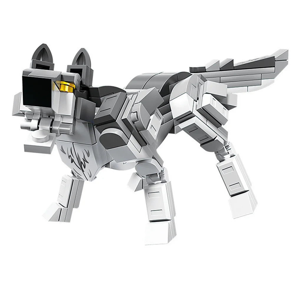 EZ Animals Figures Fox Kangaroo Giraffe Figure Model Building Blocks Kits Toys For Children Wild Animal Kids Gifts