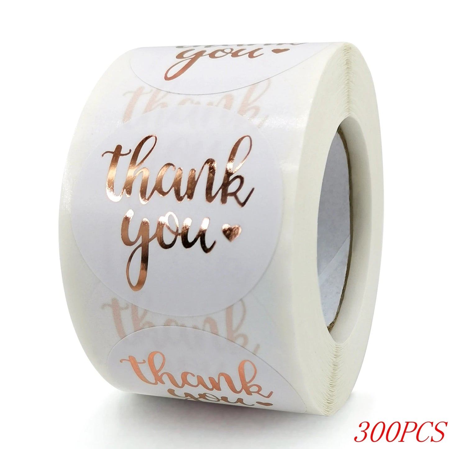 EZ 50-500pcs 1inch Blue Thank You Stickers For Envelope Sealing Labels Stationery Supplies Handmade Wedding Gift Decoration Sticker