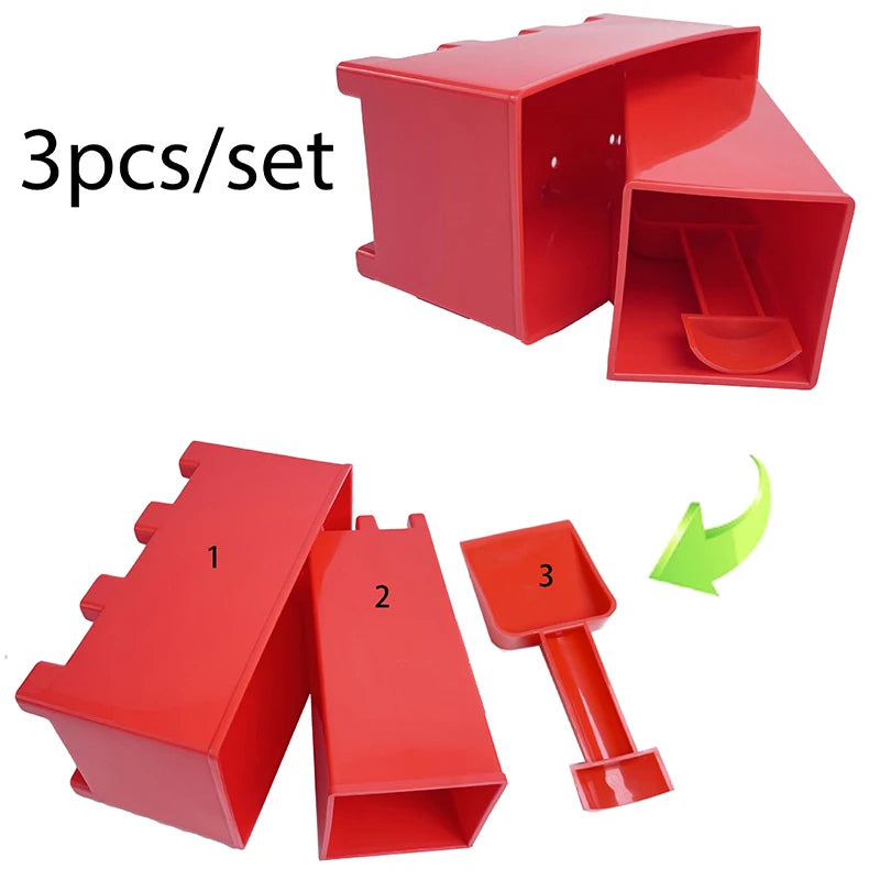 EZ Kids Water Play Beach Toys Sandbox Mold Set Shovel Castle Building Wall Honeycomb Briquette Mold Summer Outdoor Sand Play Game