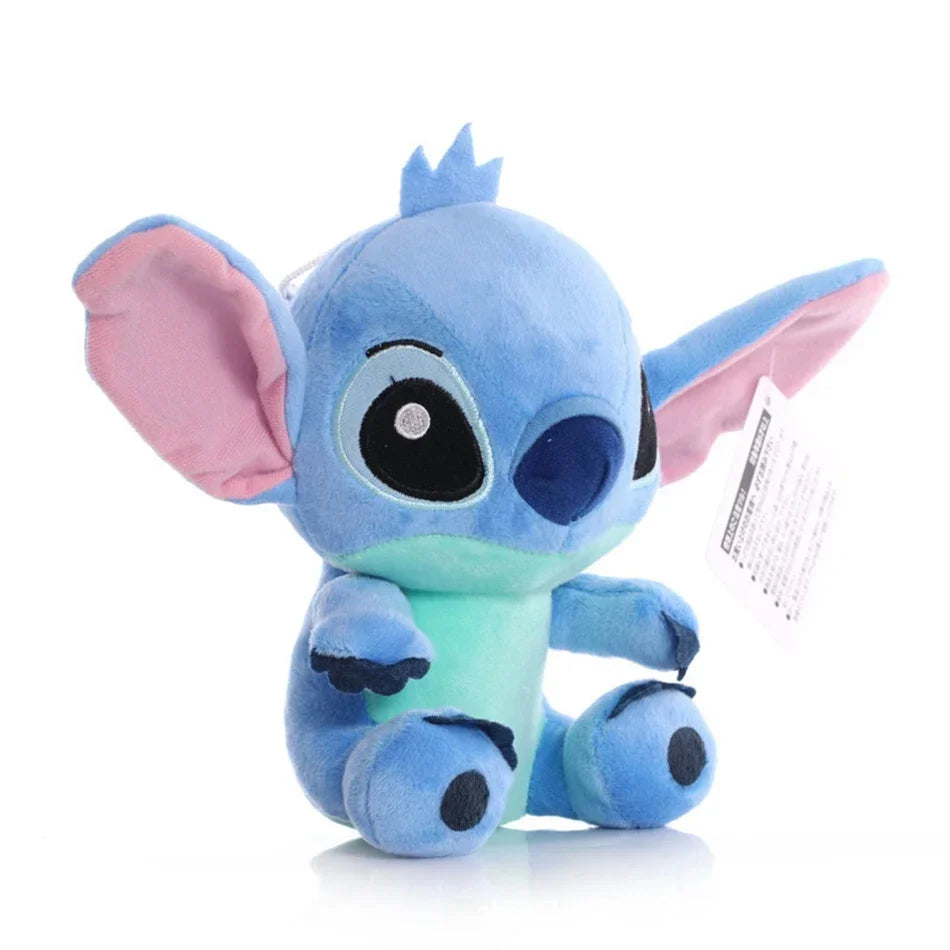 EZ Disney Cartoon Blue Pink Stitch Plush Dolls Anime Toys Lilo and Stitch 20CM Stich Plush Stuffed Toys Christmas Gifts for Kids