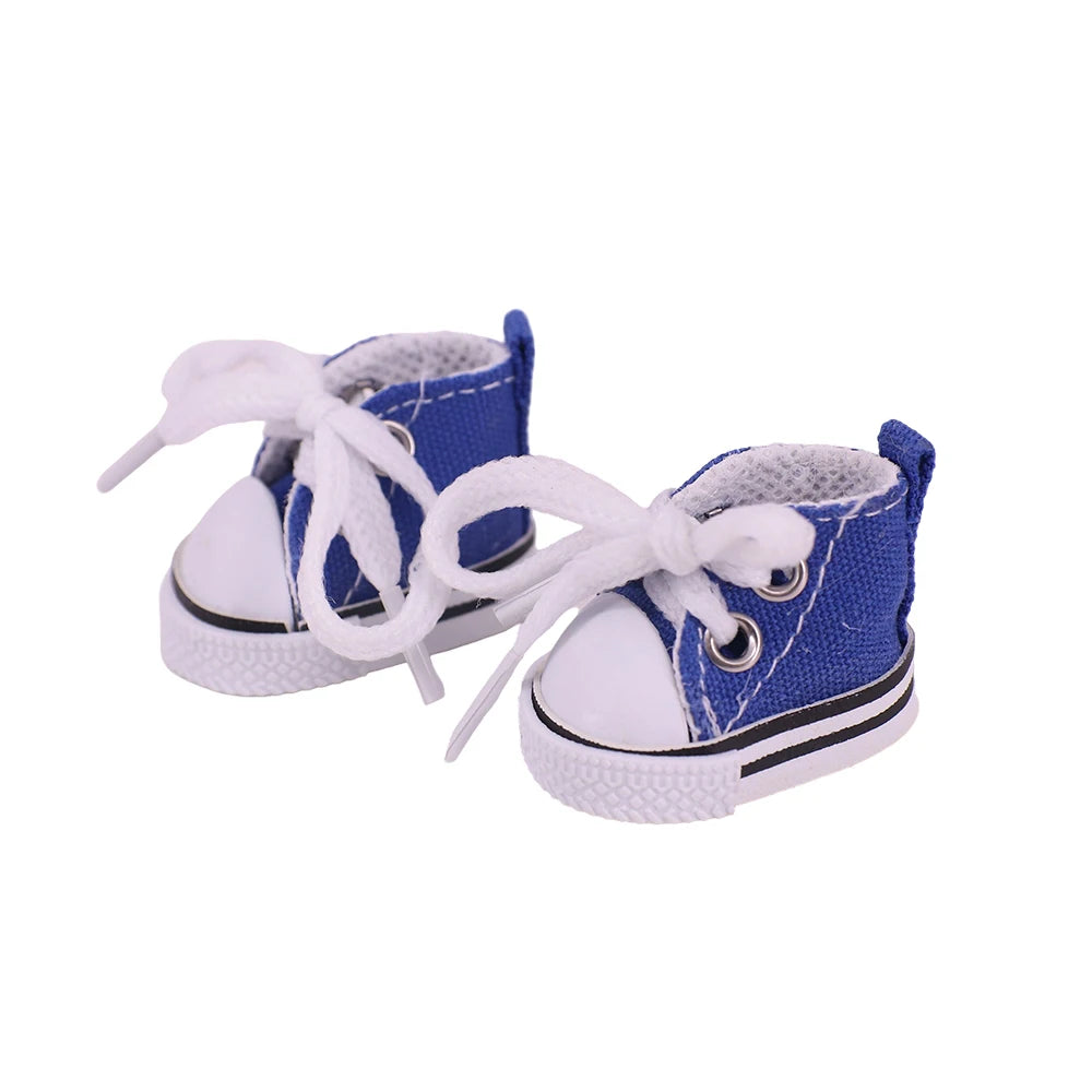 EZ For 15-17cm Labubu Doll Clothes Dress Hair Band Canvas Shoe Accessories Kpop Idol EXO Clothing Labubu Decoration Glasses,Gift