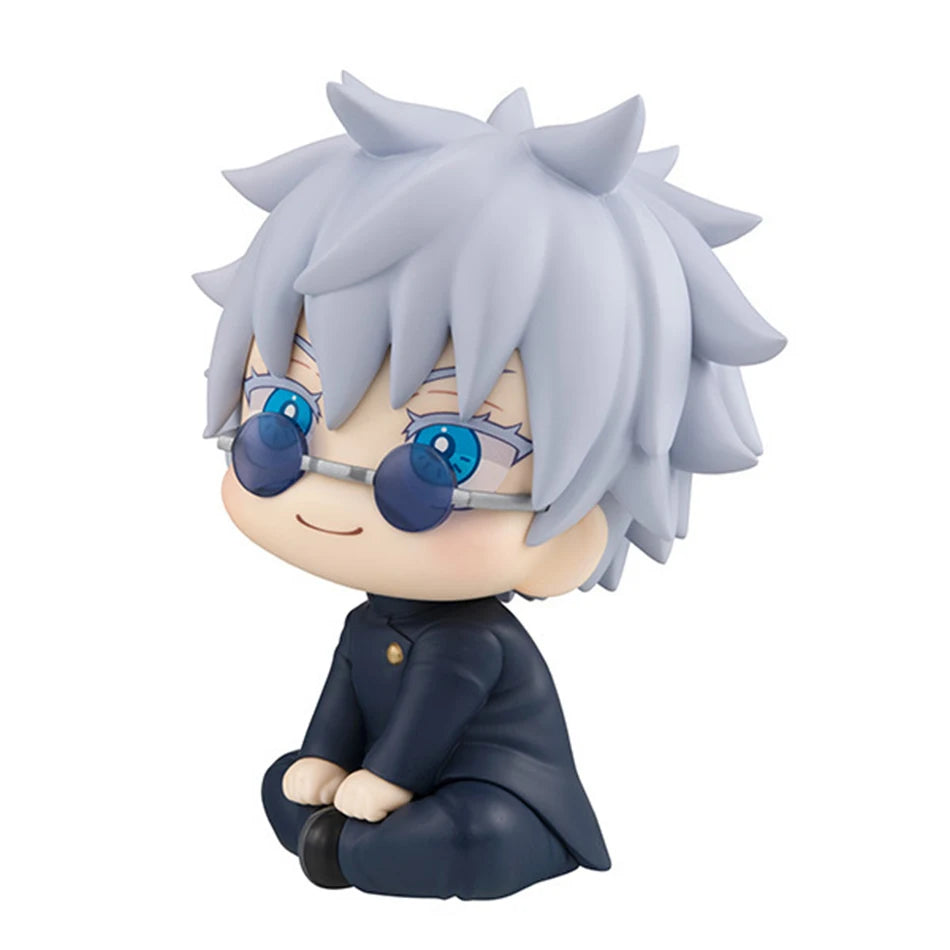 EZ Anime Cute Fushiguro Toji Jujutsu Kaisen Figure Gojo Satoru Action Figure Q Version Doll Geto Suguru Statue 10cm PVC Model Toys