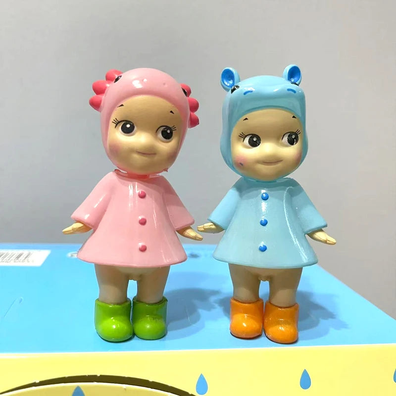 EZ Sunny Angel I Love Rainy Day Series Blind Box Kawaii Vinyl  Mystery Toys Mini Figure Desktop Decor Girls Kids Birthday Gift