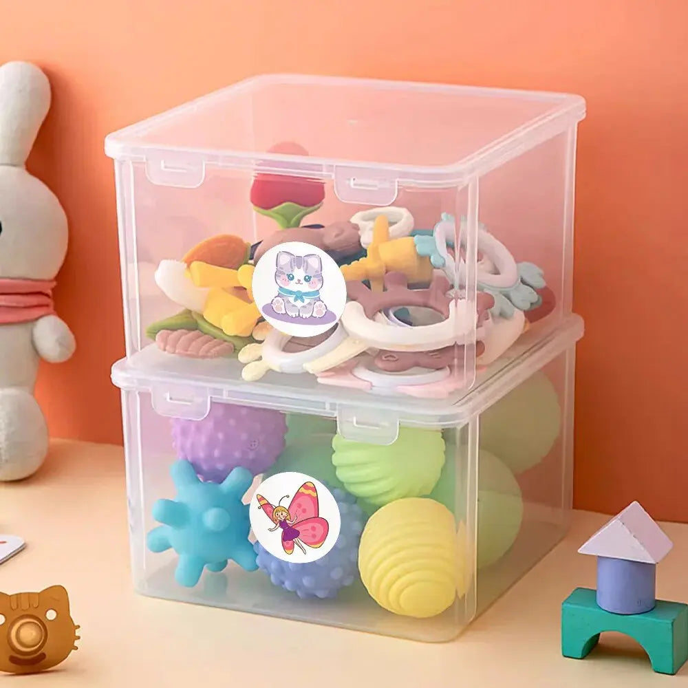 EZ 100-500pcs Cartoon Animal Stickers Teacher Reward Stickers for Kids, Party Decoration Sticker for School Classroom Home