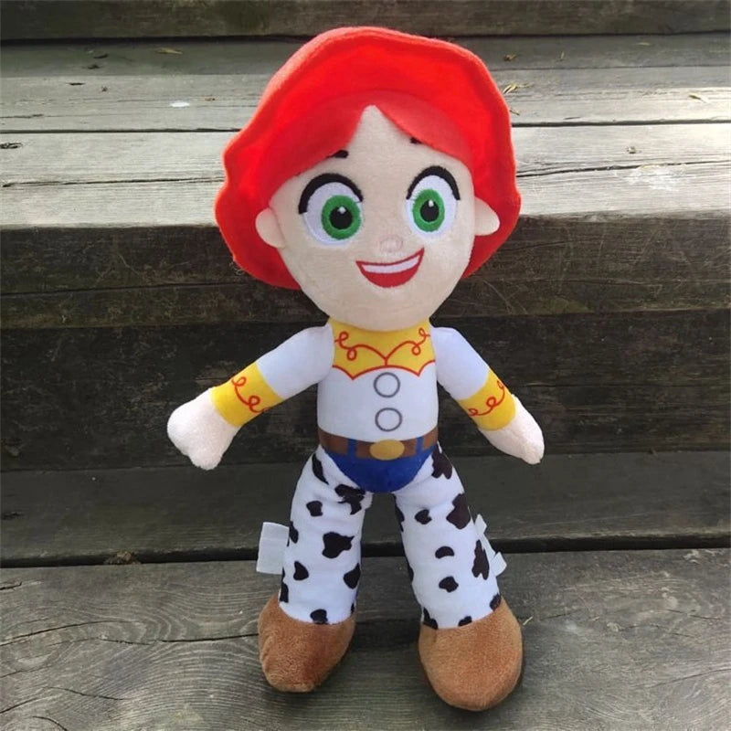 EZ 23cm Cute Woody Buzz Lightyear Plush Toy Lovely Stuffed Anime Jessie Plushies Pendant Cartoon Doll Home Decor Xmas Gifts