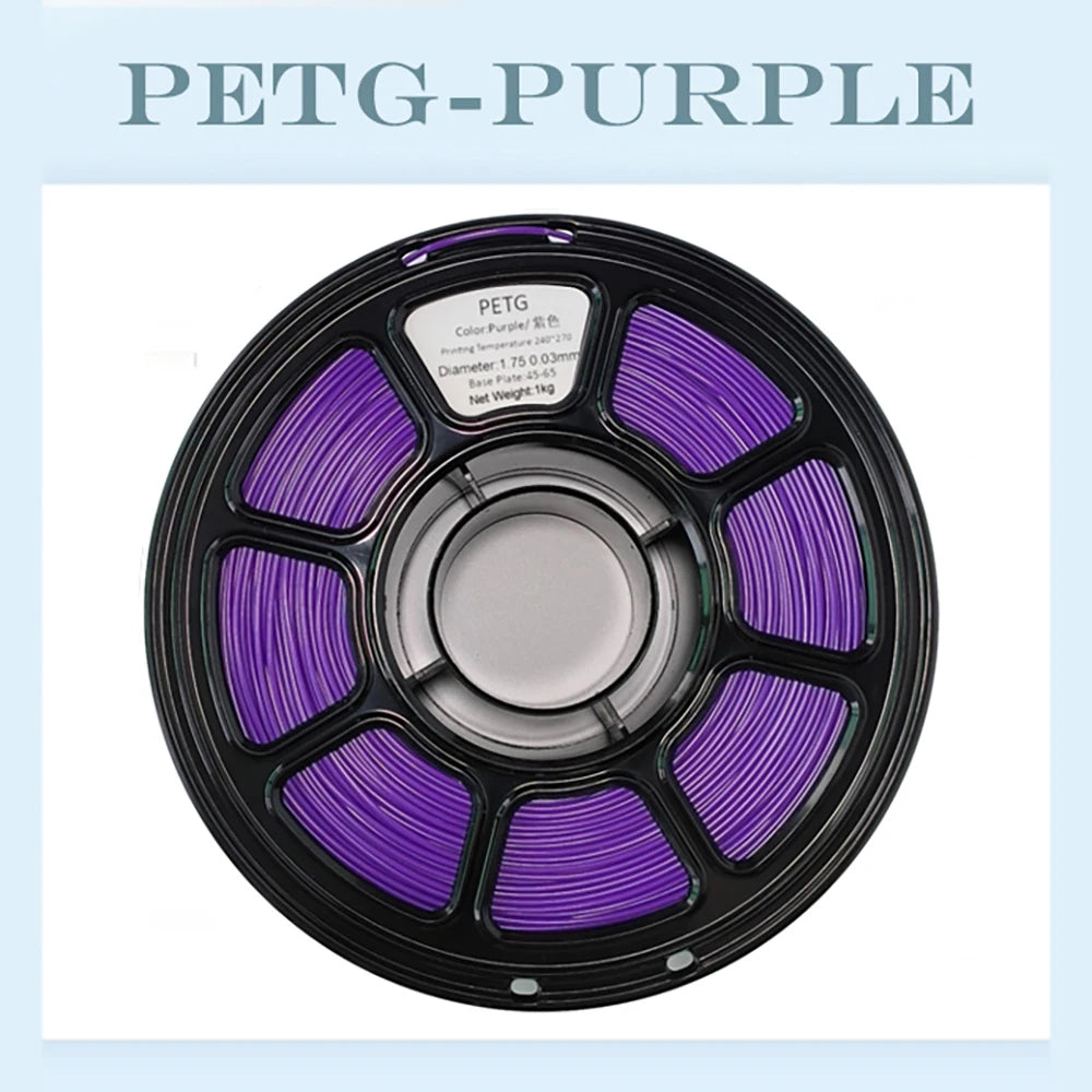EZ Tideboom PETG Filament 3D Printing Materials 3D Printer Petg Filament 1KG Eco-Friendly Good Toughness Mix Color Petg 필라멘트