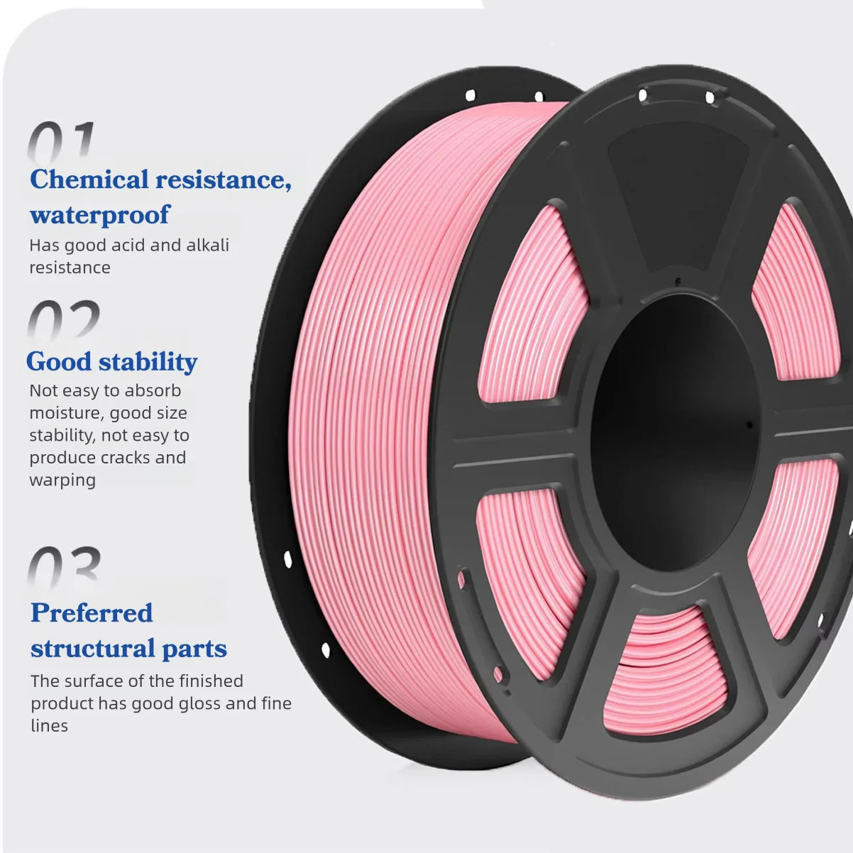 EZ Tideboom PETG Filament 3D Printing Materials 3D Printer Petg Filament 1KG Eco-Friendly Good Toughness Mix Color Petg 필라멘트