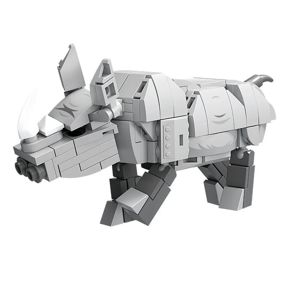 EZ Animals Figures Fox Kangaroo Giraffe Figure Model Building Blocks Kits Toys For Children Wild Animal Kids Gifts