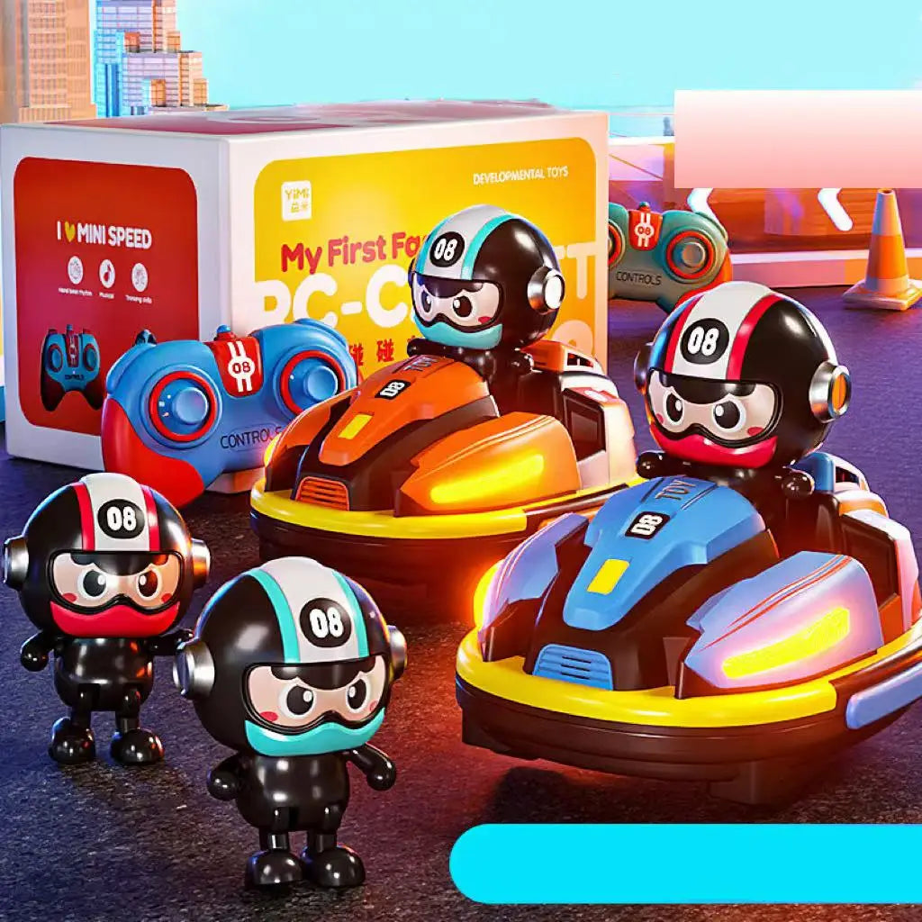 EZ Remote control toys new 2.4 g remote control bumper car duel duel spray music racing boy Crazyracing Kartrider toys