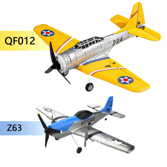 EZ Z63 QF012 Four Channel Rc Plane 2.4G Remote Control Stunt Aircraft EPP Fixed Wing Model Foam Toy Aircraft Gift For Adults