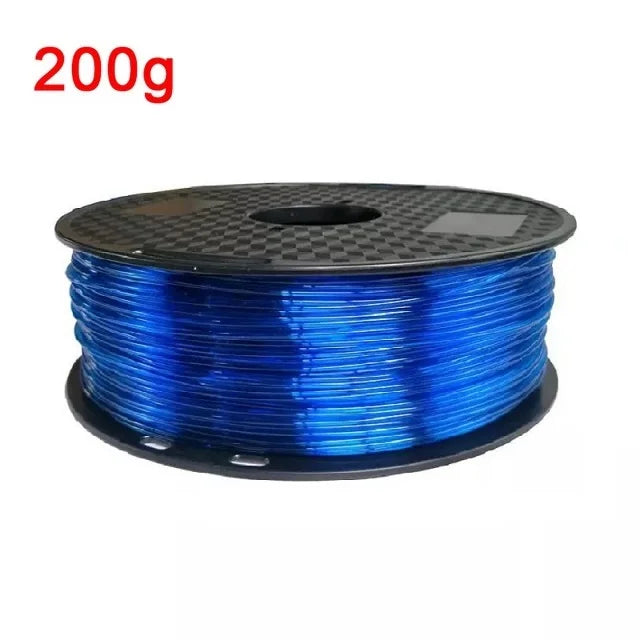 EZ Flexible Filament TPU 1.75mm 200g Translucent Filament Soft 95A TPU FDM 3D Printer Material Glow In The Dark Filament Rainbow