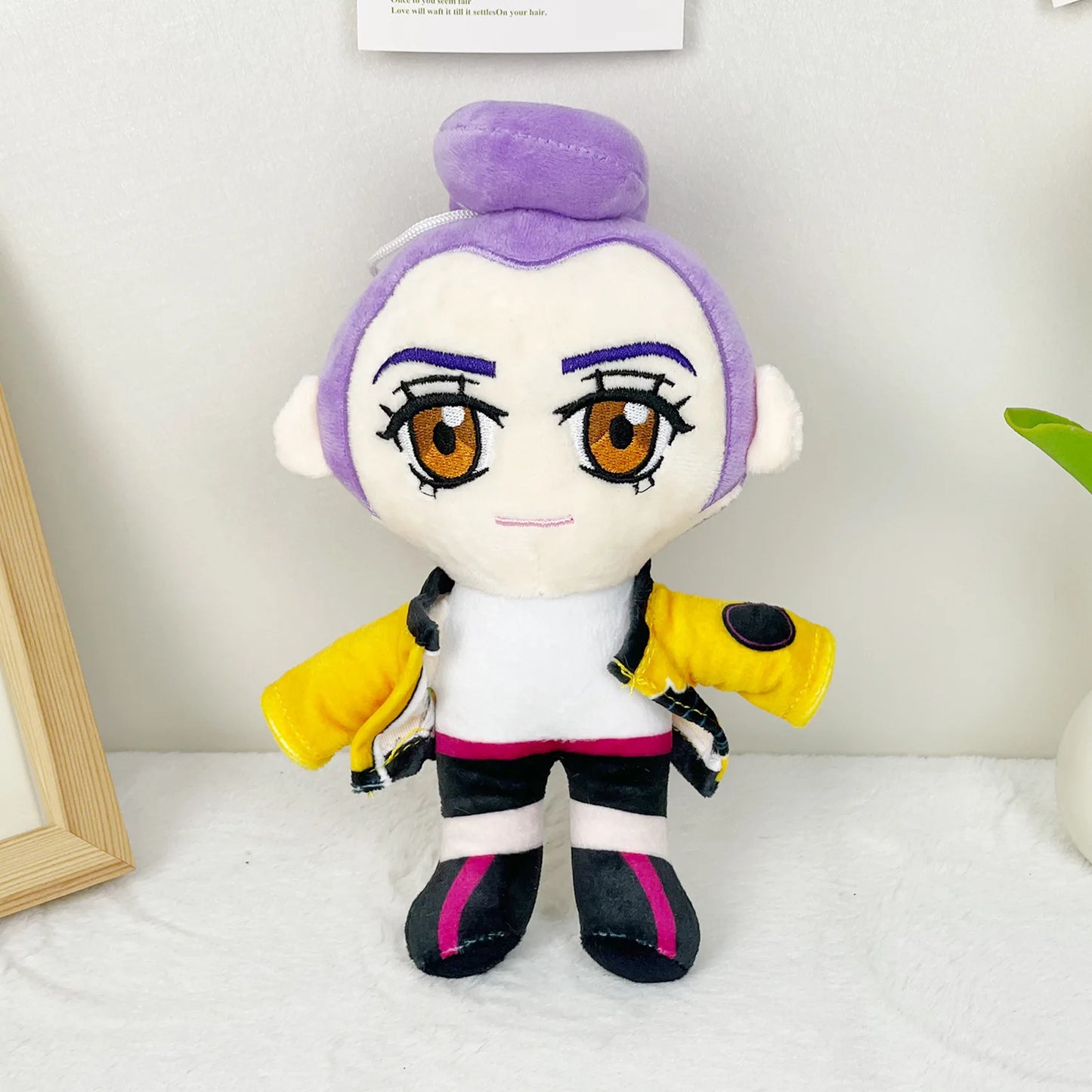 EZ Anime Kpop Demons Hunters Plush Rumi Mira Zoey Figure Monster Hunt Girl Group Plush Doll Toy Fans Gift Party Desk Decoration