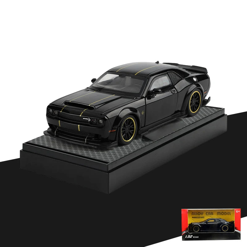 EZ 1:32 Dodge Challenger SRT Hellcat Redeye V8 Alloy Metal Diecast Model American Muscle Sports Car Collection Of Hobby Decorations