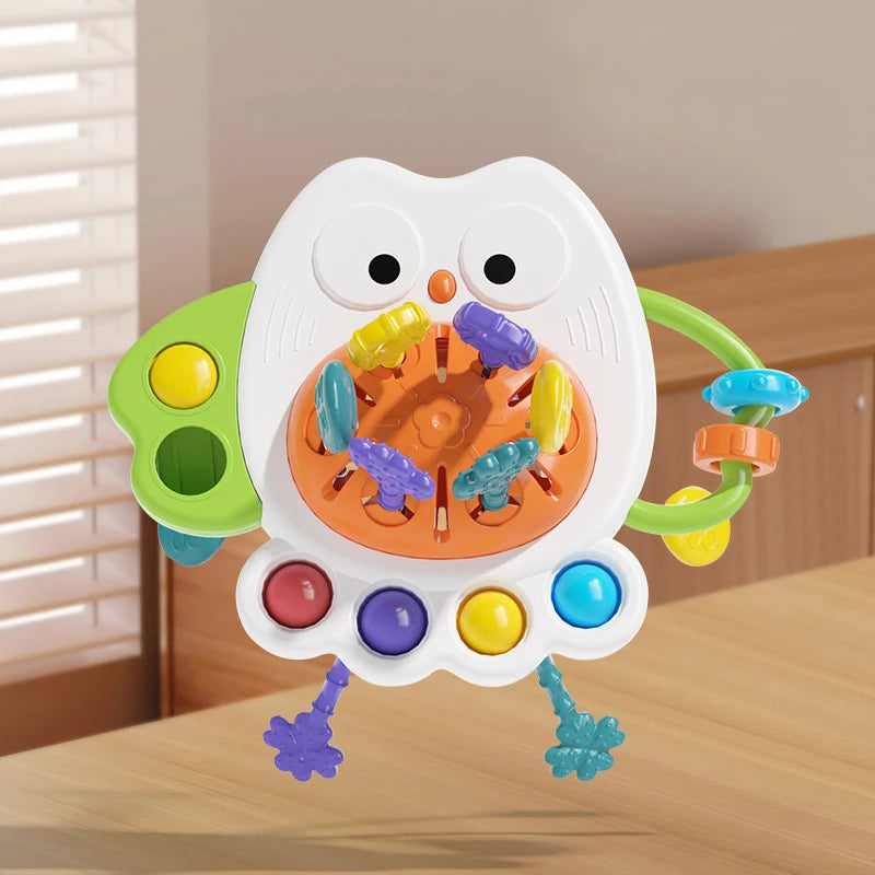 EZ Montessori Baby Toys 6 12 Months Toddler Develop Sensory Toy Rattle Catch Ball Sand Hammer Tambourine Bell Drum Educational Toys