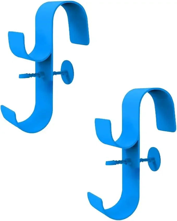 EZ Poolside Pool Leaf Skimmer Net Holder  Above Ground Pool Pole Hange Adjustable Telescopic Swimming Pole Hooks  Accessories